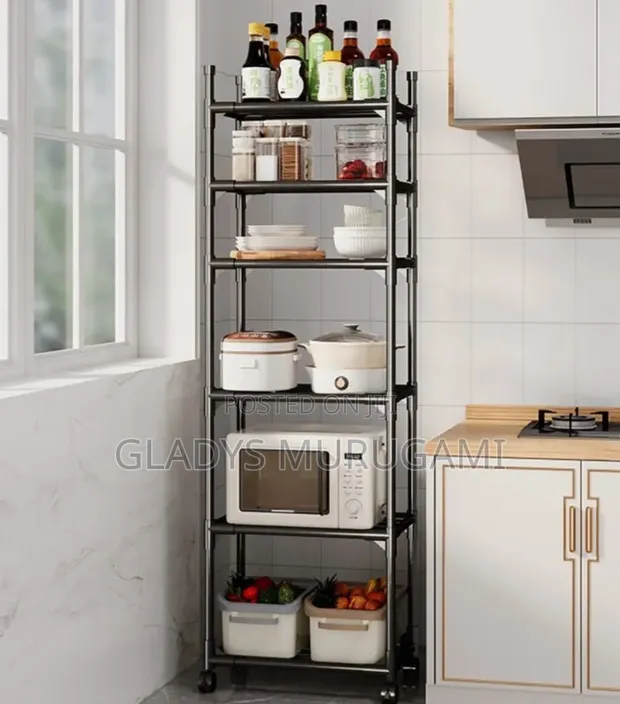 6-Layer Kitchen Rack Trolley - 1