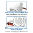 Automatic LED PIR Motion Sensor Light Switch - 3