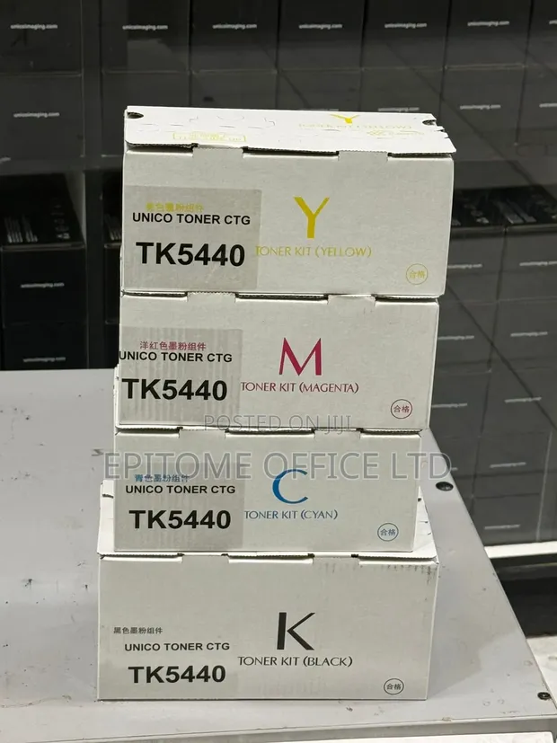 Colored Genuine Kyocera TK-5440 Toner Cartridges - 1