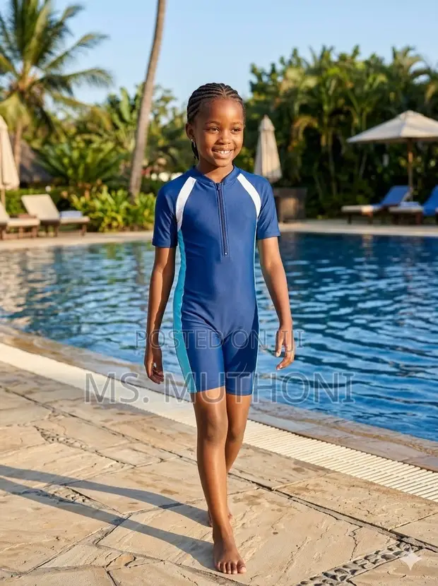Boys Color-Blocked Rash Guard Swimsuit Up to 10 Yrs - 1