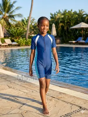 Boys Color-Blocked Rash Guard Swimsuit Up to 10 Yrs