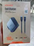 Pisen 160W 4-Port Fast Charger - Black - 1