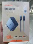 Pisen 160W 4-Port Fast Charger - Black - 2