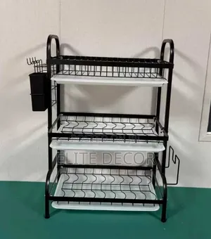 Executive Carbon Black 3-Layer Dish Rack