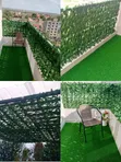 DIY-Friendly Balcony Privacy Fence - Artificial Ivy - 1