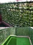 DIY-Friendly Balcony Privacy Fence - Artificial Ivy - 2