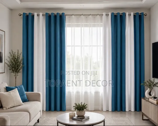 Beautiful Living Room Curtains and Sheers - 1