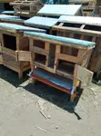 Durable Wooden Rabbit Hutch - 2 Compartments - 1
