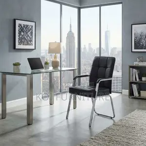 Mid Backrest Leather Office Chairs