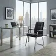 Mid Backrest Leather Office Chairs - 1
