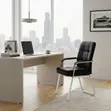 Mid Backrest Leather Office Chairs - 2