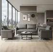 Executive 5-Seater Gray Modern Sofa Set - 2