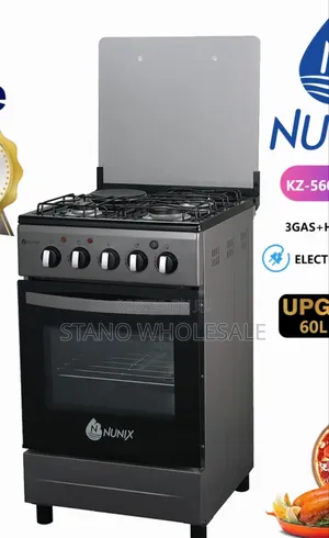 Nunix 60x60 Standing Cooker Electric Oven