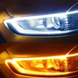2 Pcs LED Daytime Running Strip Lights + Sequential Turn Signal - 2