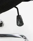 Black Mesh Office Chair with Headrest - 4