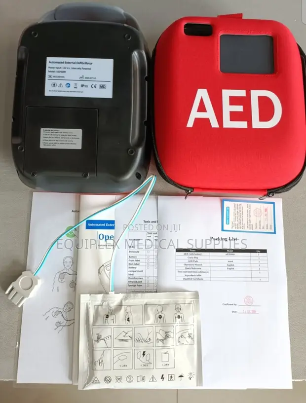 Portable AED for Emergency Cardiac Support - 1