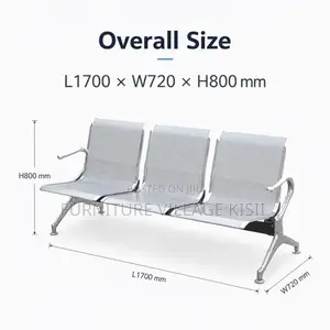 3-Seater Visitor Waiting Bench