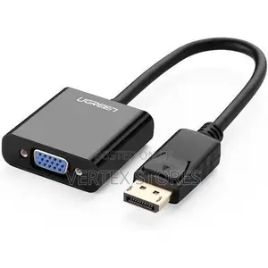 UGREEN DP109 DisplayPort kwenda VGA Converter (Rangi Nyeusi)
