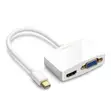 UGREEN MD115 Mini DP kwa HDMI + VGA Converter - Silver - 1