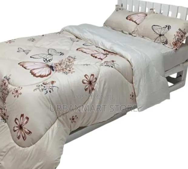 Binded Duvet Set 6x7 with Bedsheet & 2 Pillow Cases - 1