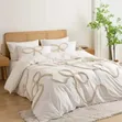 Bowknot Tufted Duvet Cover Set | Kitanda cha Microfiber cha Kifahari - 3