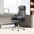 Executive High-Back Leather Office Chair - 5
