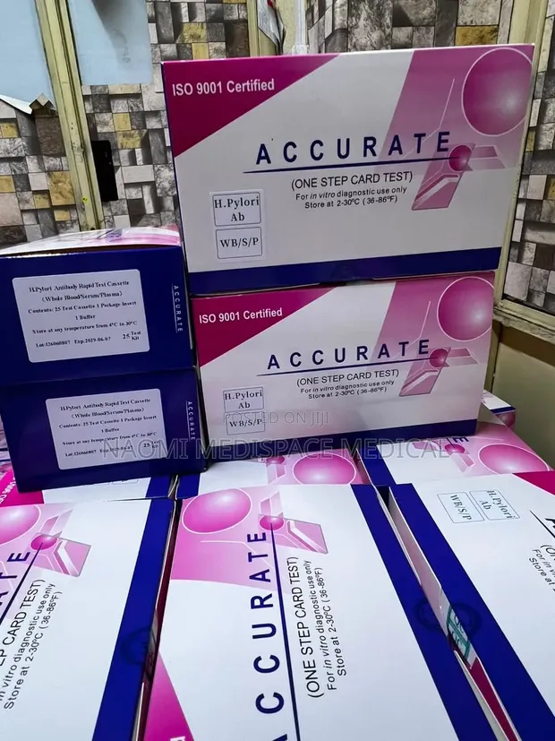 Accurate H. pylori Antibody Rapid Test Kits - 25 Tests - 1