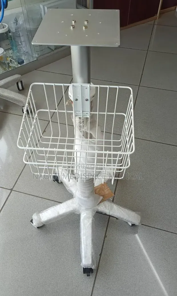 Mobile Vital Sign/Patient Monitor Stand with Wheels - 1