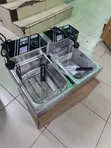 Premier Quality Double Professional Fryer - 1
