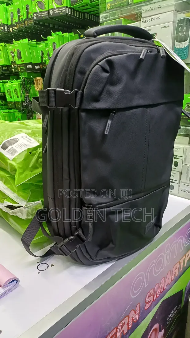 Oraimo MegaCarry Expandable Waterproof Business Backpack Black - 1