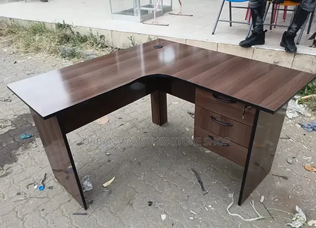 L-Shaped Study Desk - Brand New - 1