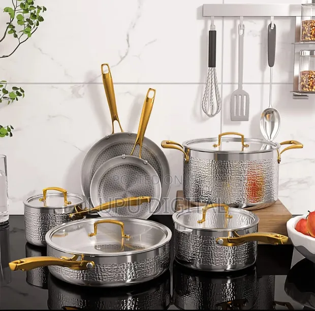 New Inn Stainless Steel Cookware Set Mpya - 1