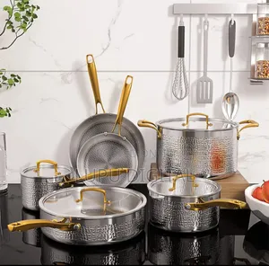 New Inn Stainless Steel Cookware Set Mpya