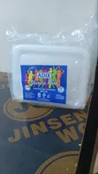 10pcs 1000ml Vyombo vya Hifadhi ya Chakula vya Mraba Vilivyo Wazi na Vifuniko - 1