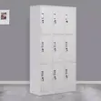 9-Compartment Steel Storage Cabinet Locker - 2