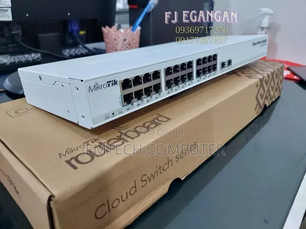 MikroTik CRS326-24G-2S+RM 24-Port Gigabit Switch - 1