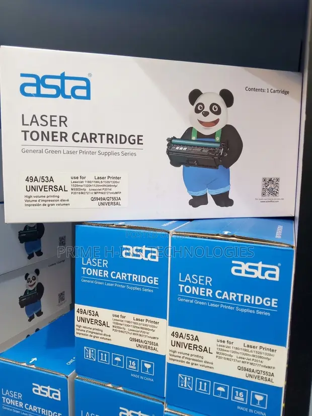 HP 49a/53a Black Toner Cartridge - 1