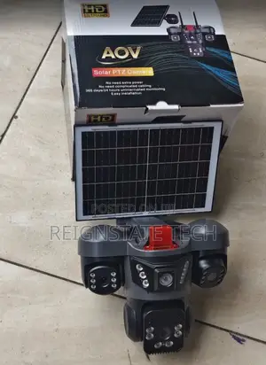 3-Screen 4G Solar PTZ Outdoor Camera