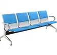 4-Seater Office Waiting Bench - Blue - 3
