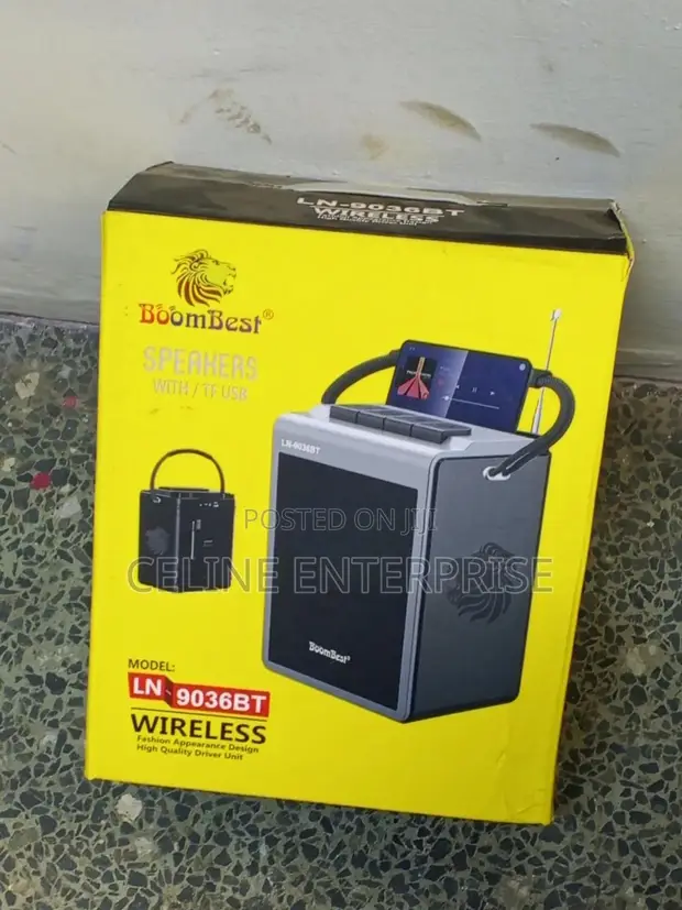 BoomBest Portable Bluetooth Speaker - Powerful Sound & Deep Bass - 1