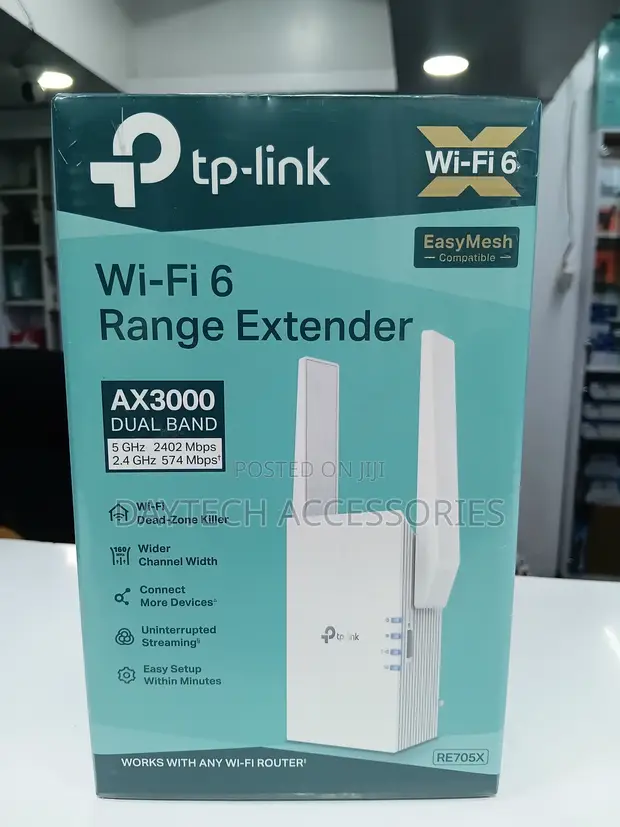 TP-Link RE705X AX3000 Wi-Fi 6 Kiendezi cha Masafa - 1