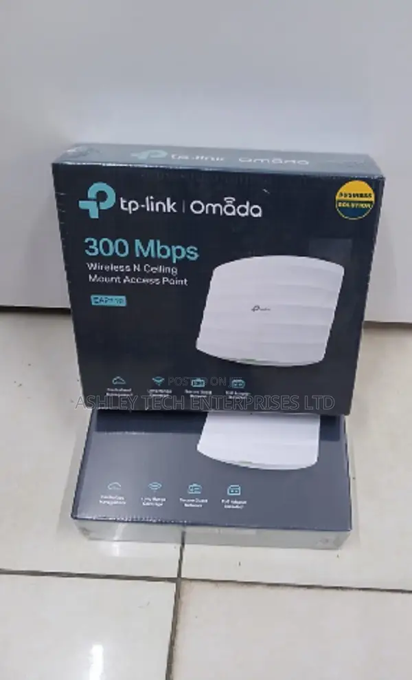 TP-Link EAP110 Wireless N300 Ceiling Mount Access Point - 1