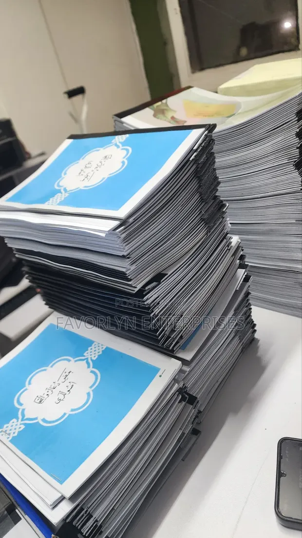 Colored Book Printing Services - 1
