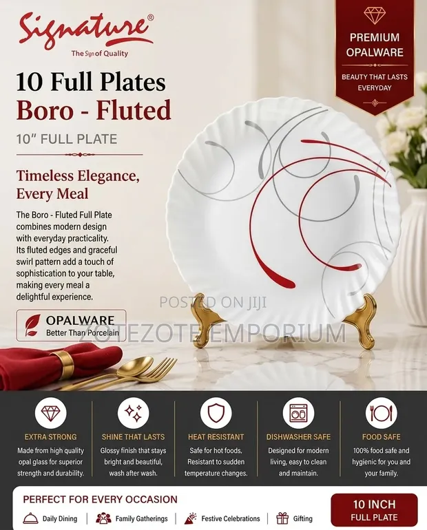 6pcs Signature 10" Plate Set - 1