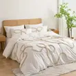 Bowknot Tufted Duvet Cover Set - 1