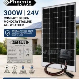 New 300W 24V Solar Panel - All Weather