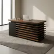 1.4M Wooden Executive Office Desk - 4