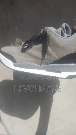 Grey Air Jordan Sneakers