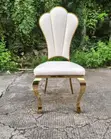 Premium Wedding Event Chair - White Metal Frame - 1