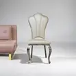 Premium Wedding Event Chair - White Metal Frame - 5